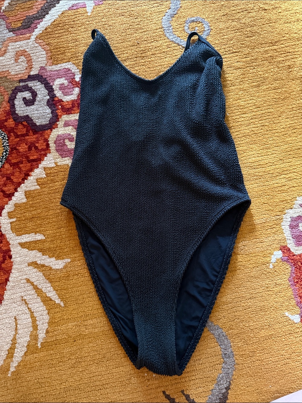 Women Good American Black One-Piece Swimsuit